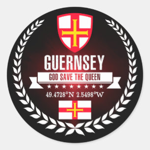 Guernsey Ronde Sticker