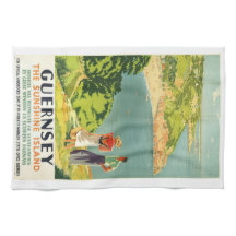 Guernsey The Sunshine Island Kitchen Towel