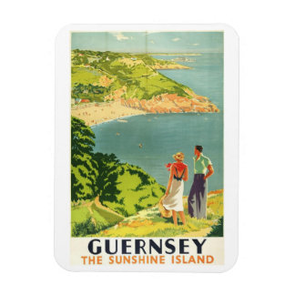 Guernsey Travel Poster Magnet Magneet