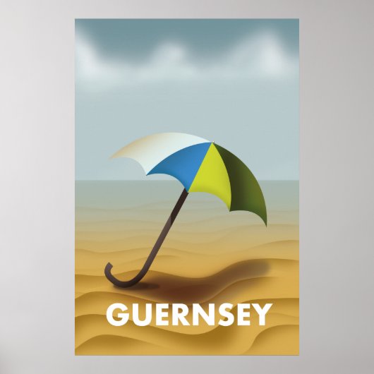 Guernsey vintage-poster poster (Voorkant)