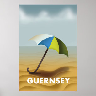 Guernsey vintage reisposter poster