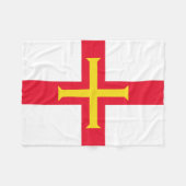 Guernsey vlag fleece deken (Voorkant (Horizontaal))
