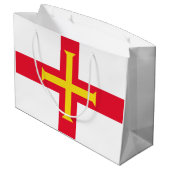 Guernsey Vlag Groot Cadeauzakje (Achterkant Gekanteld)