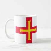 Guernsey Vlag Keramische Mok (Links)