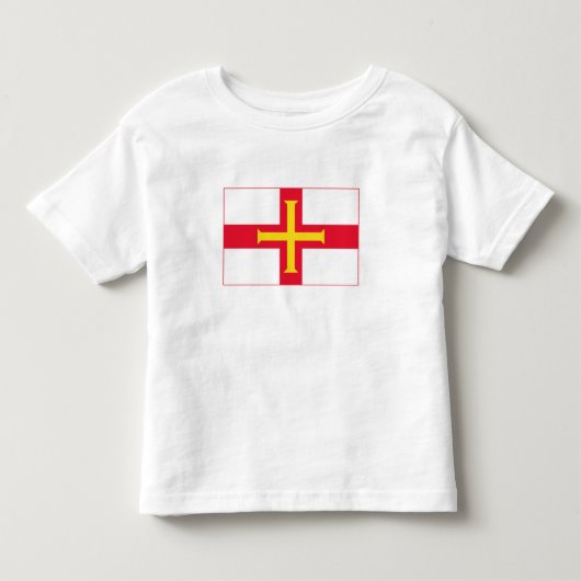 Guernsey Vlag Kinder Shirts (Voorkant)