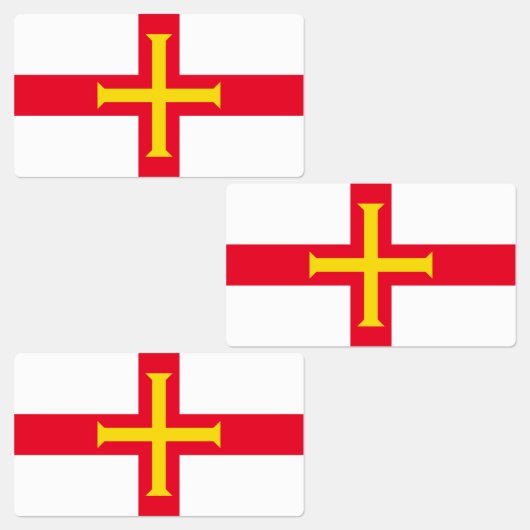 Guernsey vlag labels (Groep)