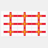 Guernsey vlag labels (Vel)