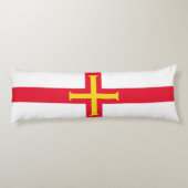Guernsey vlag lichaamskussen (Achterkant)
