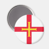 Guernsey vlag magneet (Voorkant / Achterkant)