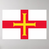 Guernsey vlag poster (Voorkant)