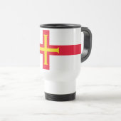 Guernsey vlag reisbeker (Voorkant rechts)
