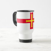 Guernsey vlag reisbeker (Voorkant links)