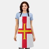 Guernsey Vlag Schort (Gedragen)