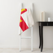 Guernsey Vlag Sherpa Deken (In situ)