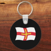 Guernsey Vlag Sleutelhanger (Voorkant)