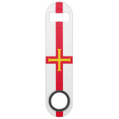 Guernsey vlag speed flessenopener (Voorkant)