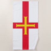 Guernsey vlag strandlaken (Voorkant)