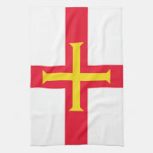 Guernsey vlag theedoek (Verticaal)
