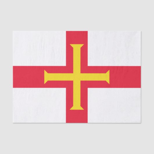 Guernsey vlag tissuepapier (Voorkant)