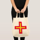 Guernsey vlag tote bag (Voorkant (product))