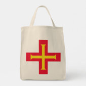 Guernsey vlag tote bag (Achterkant)