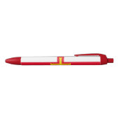 Guernsey vlag zwarte inkt pen (Bovenkant)