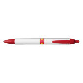 Guernsey vlag zwarte inkt pen (Achterkant)