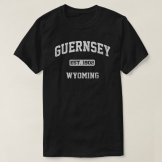 Guernsey Wyoming Wy  State Athletic Style T-shirt