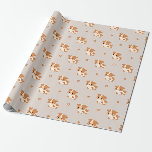 Guernseykoe Cadeaupapier (Uitgerold)