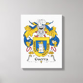 Guerra Family Crest Canvas Afdruk (Voorkant)