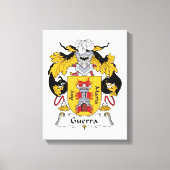 Guerra Family Crest Canvas Afdruk (Voorkant)