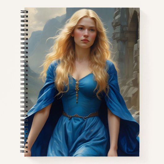 Guerrera de Azul Notitieboek (Voorkant)