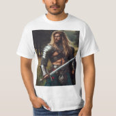 Guerrero con temática celta t-shirt (Voorkant)