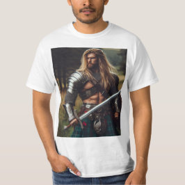 Guerrero con temática celta t-shirt