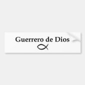 Guerrero de Dios Bumpersticker (Voorkant)