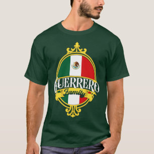 Guerrero Familie Mexico Vlag T-shirt