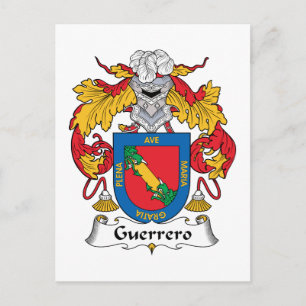 Guerrero Family Crest Briefkaart