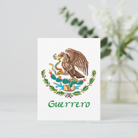 Guerrero Mexican Eagle Briefkaart (Staand voorkant)