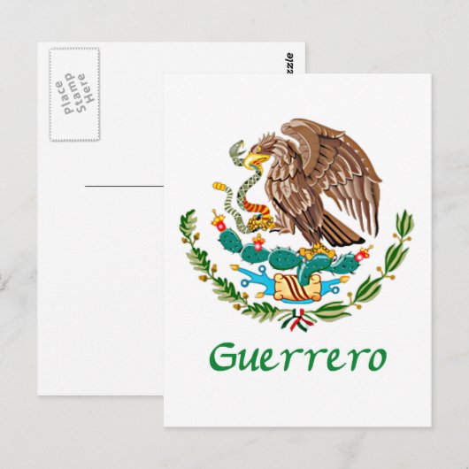 Guerrero Mexican Eagle Briefkaart (Voorkant / Achterkant)