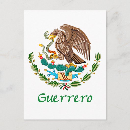 Guerrero Mexican Eagle Briefkaart (Voorkant)