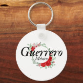 Guerrero Mexico Travel Destination Bridesmaid Sleutelhanger (Voorkant)