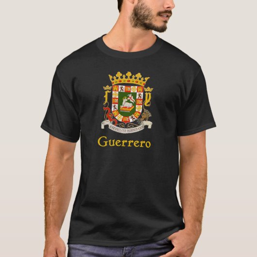 Guerrero Shield of Puerto Rico T-shirt (Voorkant)