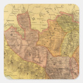 Guerrero Vierkante Sticker (Voorkant)