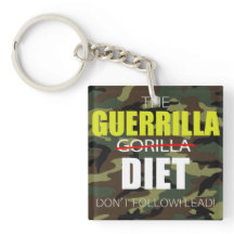 Guerrilla Diet (dubbelzijdig)-Sleutelhanger