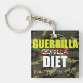 Guerrilla Diet (dubbelzijdig)-Sleutelhanger Sleutelhanger