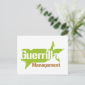 Guerrilla Management Logo 2 Briefkaart (Staand voorkant)