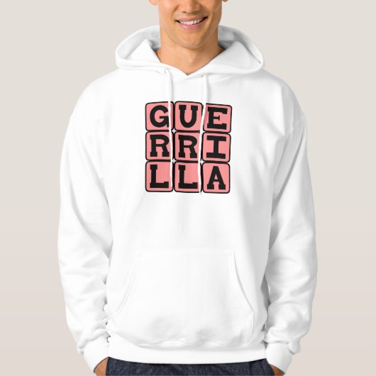Guerrilla, oorlogstijl hoodie (Voorkant)
