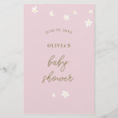 Guess Baby beschikt over douchegame Boho Daisies P Flyer (Achterkant)