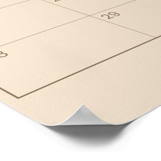 Guess baby date Spel Poster (Hoek)