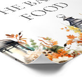 GUESS BABY FOOD Little Pumpkin Baby shower SPEL Poster (Hoek)